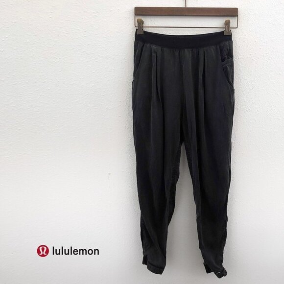 LULULEMON Tapered Joggers Back Pocket No Size Dot Check Measurements - Picture 1 of 13